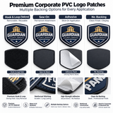 Corporate PVC Logo Patches | Custom 3D Rubber Logo Patches for Business Uniforms & Branding