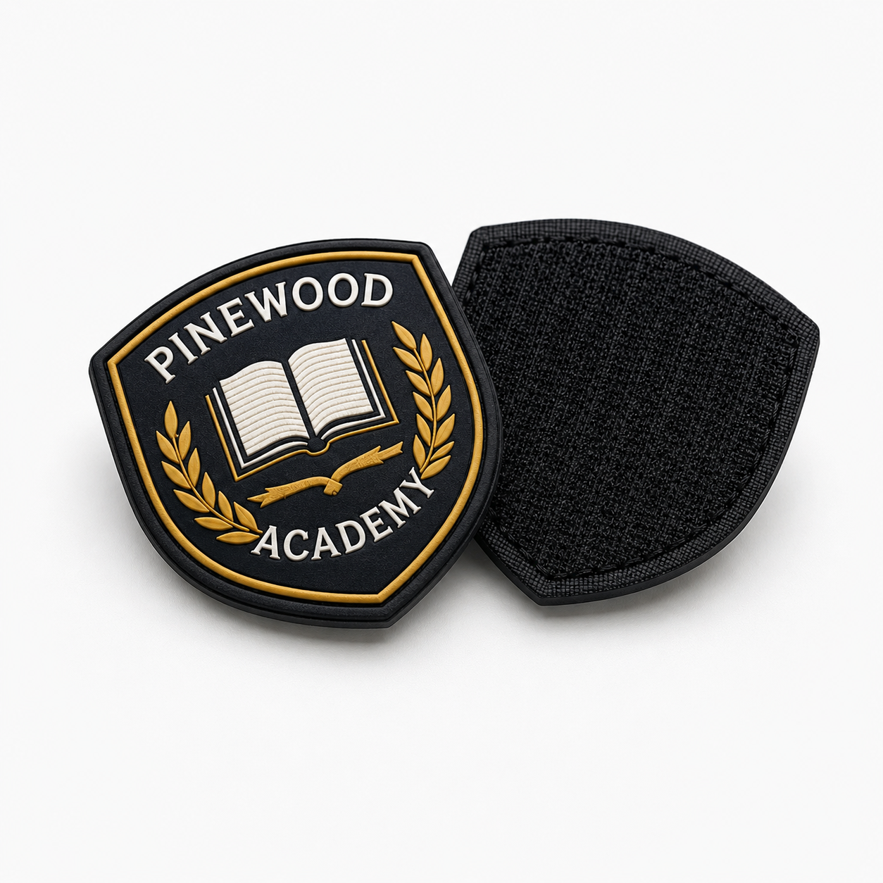 School & College PVC Patches | Custom 3D Rubber Logo Patches for Uniforms, Clubs & Teams
