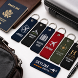 Travel & Luggage Embroidered Keychains | Personalized Travel Tags & Custom Logo Keychains