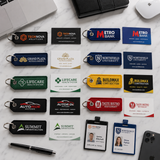 Corporate Embroidered Keychains | Custom Logo Promotional Keychains for Businesses & Events
