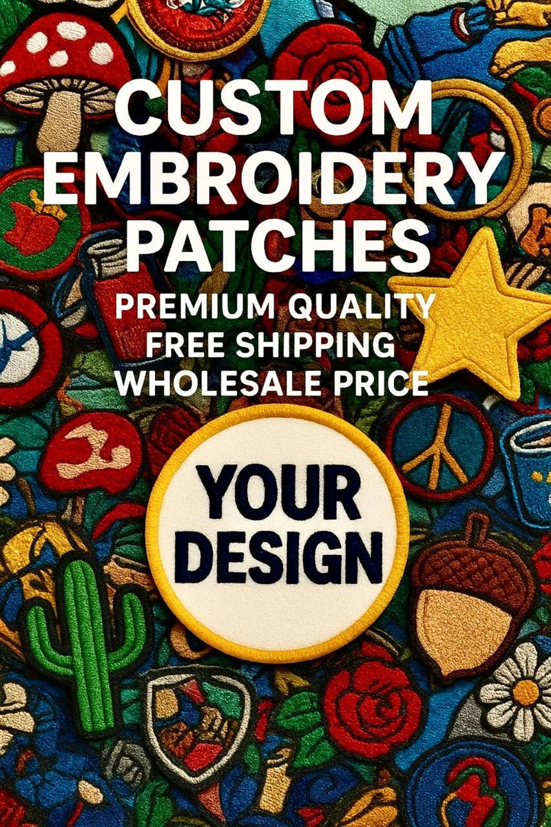 Custom Embroidered Patches | Iron-On, Velcro & Sew-On | Patch Vist