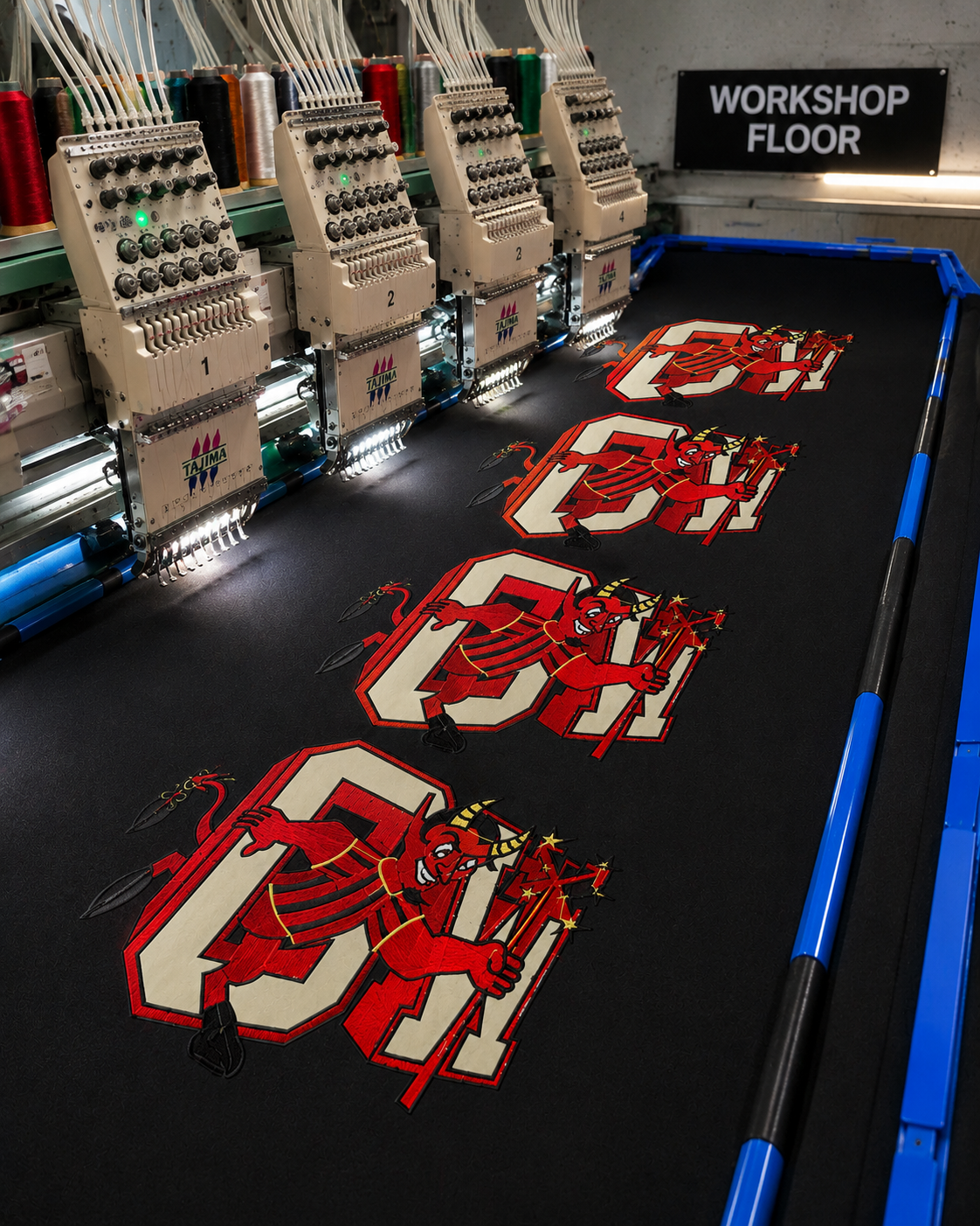 Workshop floor